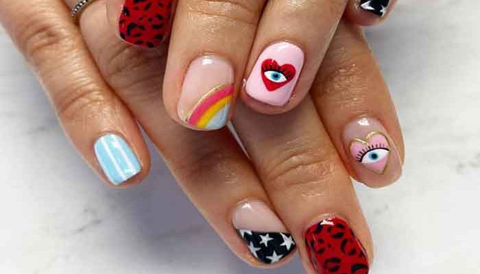 The matching mismatched manicure: top or flop?