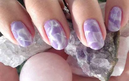 Geode Nails, the new gem-like manicure