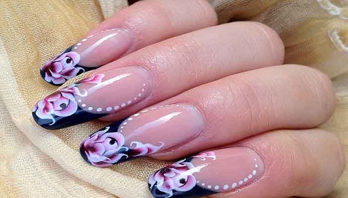 How to stick false nails with double-sided tape?